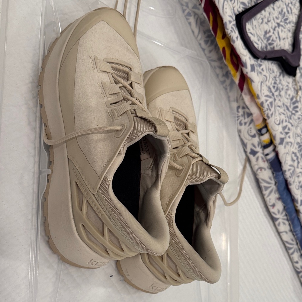 Kizik Women's Athletic Shoes in Tan - like new- worn 2 x